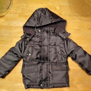 Arctic Impact 2T Kids Black Hooded Jacket